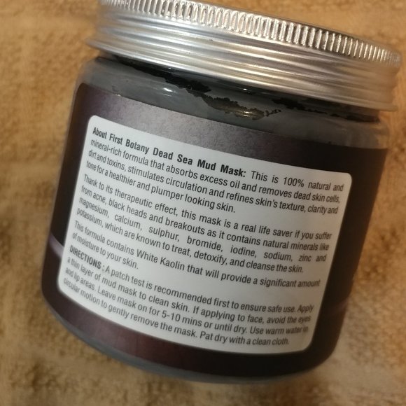 First Botany Dead Sea Mud Mask 8.8 fl. Oz - Picture 5 of 6